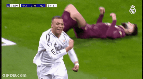 Soccer Player Running In Emirates Fly Better Jersey GIF