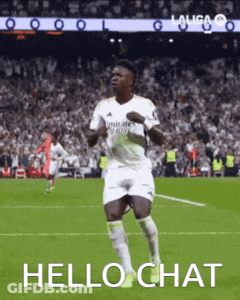 Soccer Player Running In Fly Emirates Shirt GIF