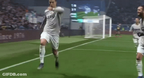 Soccer Player Running In Jeep Jersey GIF
