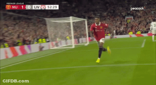 Soccer Player Running On Field GIF