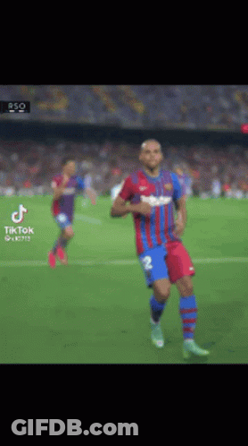 Soccer Player Running On Field GIF