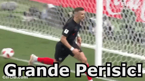 Soccer Player Running Towards Goal Grande Perisic GIF