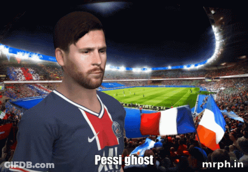 Soccer Player Saying Pessi Ghost At Stadium GIF