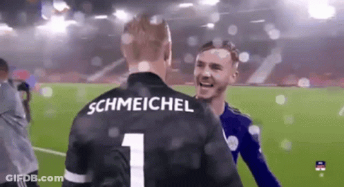 Soccer Player Schmeichel GIF