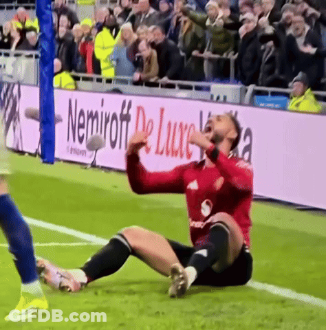 Soccer Player Sitting In Front Of Nemiroff Ad GIF