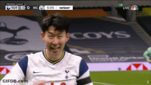 Soccer Player Smiling During Match GIF