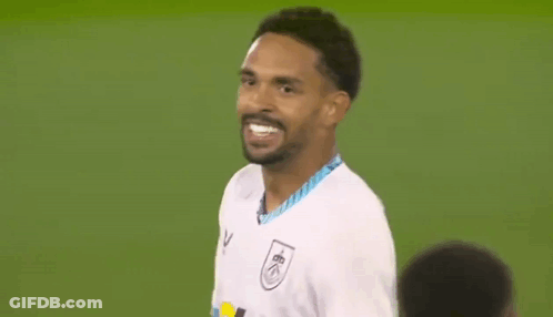 Soccer Player Smiling On Field GIF
