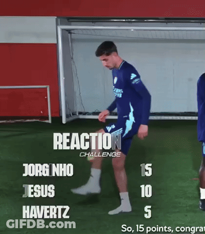 Soccer Player Standing On Field Reaction Challenge GIF