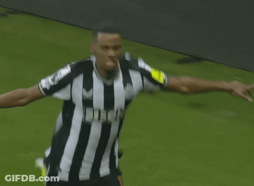 Soccer Player Standing With Hands Up GIF