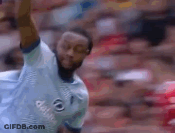 Soccer Player Throwing Ball GIF