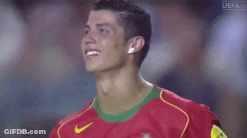 Soccer Player Tongue Out Eyes Closed GIF
