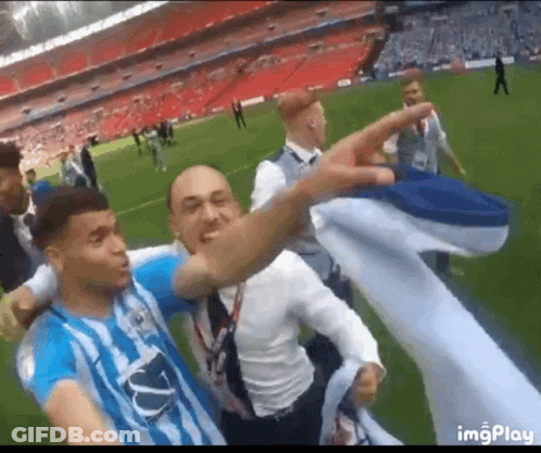 Soccer Player Walking Through Fraser's Plus Tunnel GIF