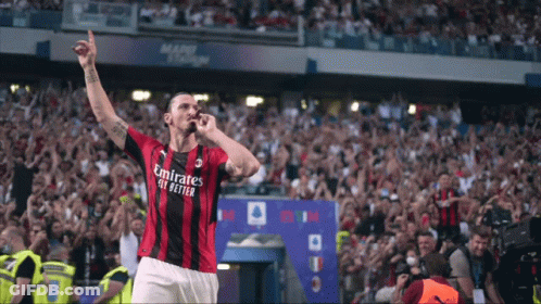 Soccer Player Wearing A Emirates Fly Better Jersey Celebrates GIF