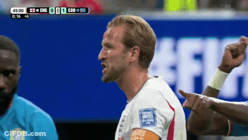 Soccer Player Wearing A Shirt That Says World United Soccer On It GIF