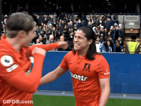 Soccer Player Wearing Bantr Shirt GIF
