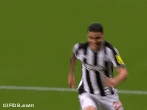 Soccer Player Wearing Bwin Jersey GIF