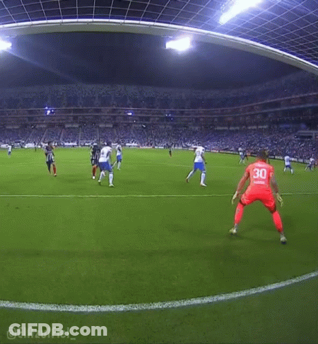Soccer Player Wearing Elazulfiel Jersey GIF
