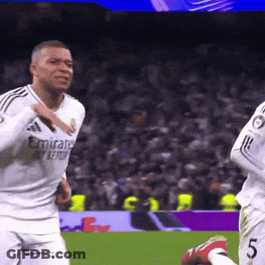 Soccer Player Wearing Emirates Jersey GIF