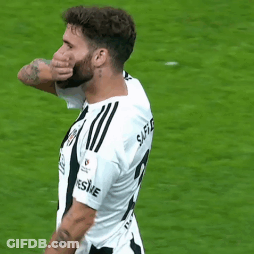 Soccer Player Wearing Nescafe Jersey GIF