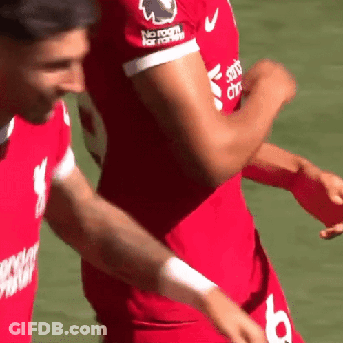 Soccer Player Wearing No Room For Racism Shirt GIF