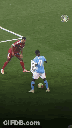 Soccer Player Wearing Number 11 Jersey GIF