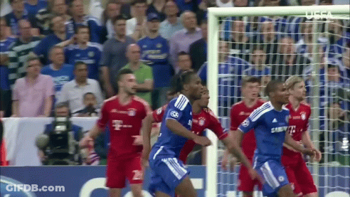 Soccer Player Wearing Samsung Shirt GIF