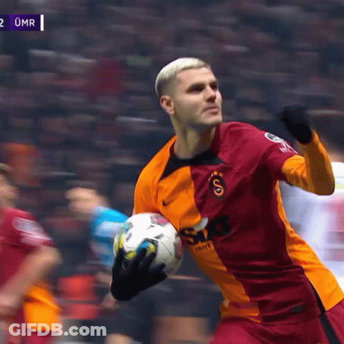 Soccer Player Wearing Shirt Saying SD GIF