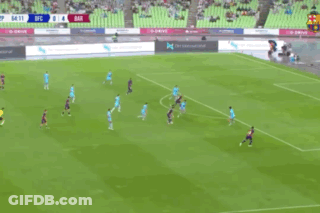 Soccer Player Wearing Spotify Logo GIF