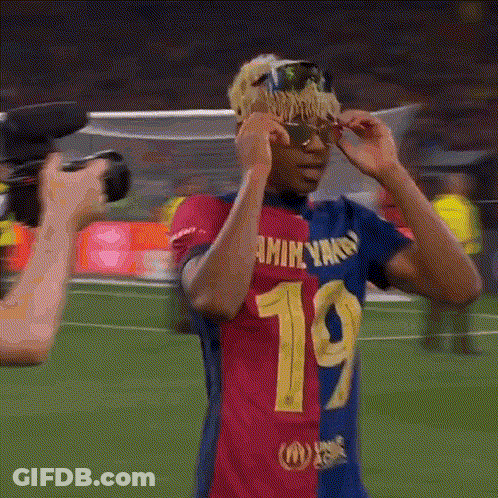 Soccer Player Wearing Sunglasses Number 19 GIF