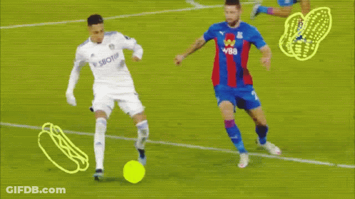 Soccer Player Wearing W888 Jersey GIF