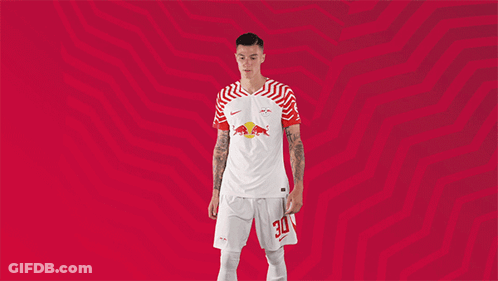 Soccer Player Wearing White Jersey Number 30 GIF