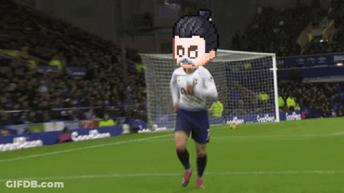 Soccer Player Wearing White Jersey With AIA GIF