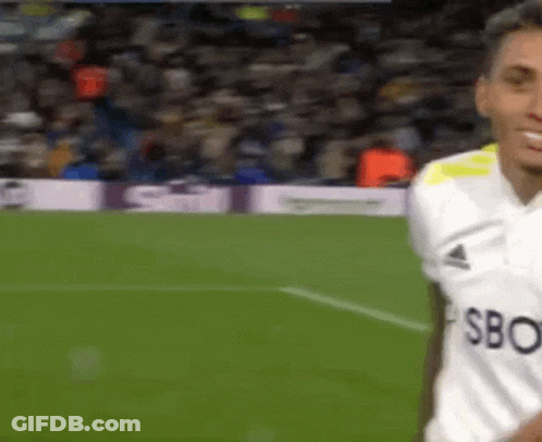 Soccer Player Wearing White SBC Shirt GIF