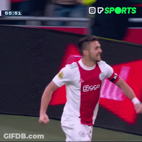 Soccer Player Wearing Ziggo Jersey GIF