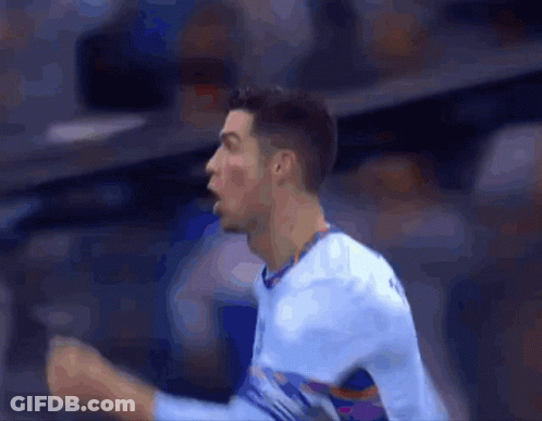 Soccer Player White Jersey Number 10 GIF