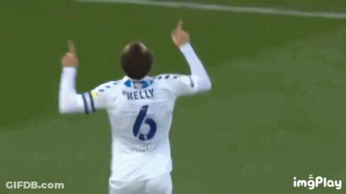 Soccer Player White Jersey Number 6 Running GIF