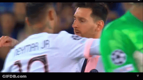 Soccer Player White Shirt Number 20 Talking To Another Player GIF