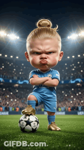 Soccer Player With Airways Uniform GIF