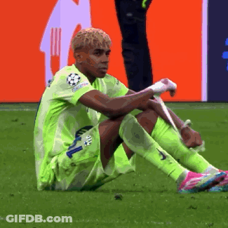 Soccer Player With Bandage On Leg GIF