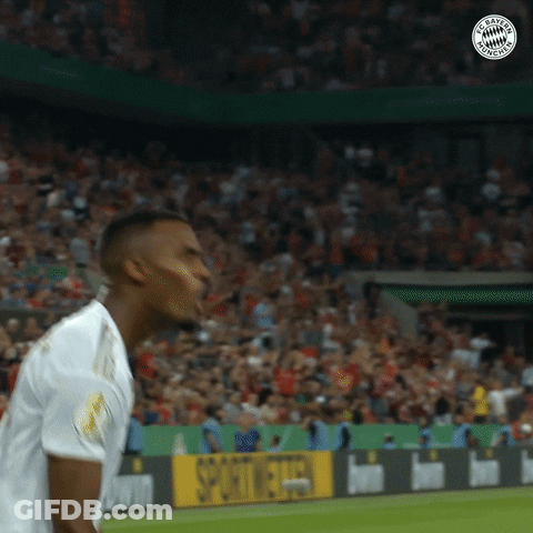 Soccer Player With Bayern Munich Logo GIF