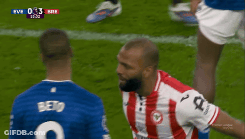 Soccer Player With Beto On Shirt GIF