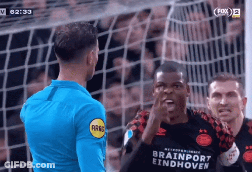 Soccer Player With Brainport Eindhoven Shirt GIF