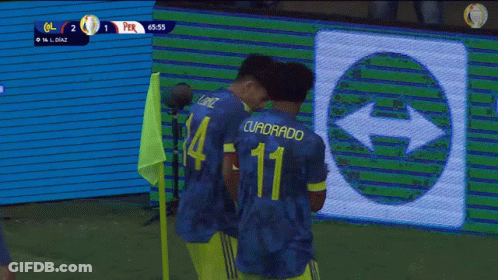 Soccer Player With Colorado On Shirt GIF