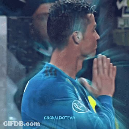 Soccer Player With Cronaldotear GIF