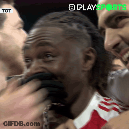 Soccer Player With EZF On Back GIF