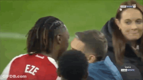 Soccer Player With EZF On Back GIF