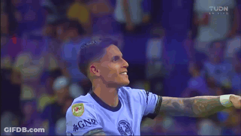 Soccer Player With GN2 On Shirt GIF