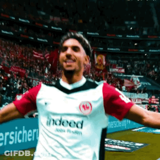 Soccer Player With Indeed Shirt GIF