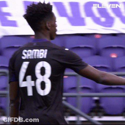 Soccer Player With Jersey Number 48 GIF