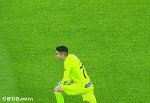 Soccer Player With Number 1 GIF
